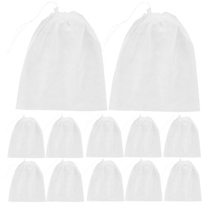 LUOZZY 50pcs Drawstring Shoe Bags Breathable Non Woven Fabric Large Cloth Storage Pouch String Bag For Shoes Travel Shoe Bags For Men And Women