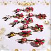 bullabulling Christmas Sunglasses Funny Glitter Party Glasses Xmas Celebration Eyewear Holiday Favors Costume Supplie (c1/c2) view 2