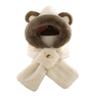 Kids Winter Hat Scarf Set, Unisex Kids Toddler Children Hat with Neck Warmer Winter Warm Accessory Rabbit-Beige view 1
