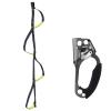 WILDKEN Climbing Aider 4 Step Foot Ascender Loop Climbing Rope Ladder Etrier Aid Tool, Climbing Hand Ascender Outdoor Mountaineering Tree Arborist Climbing Rappelling Equip view 1