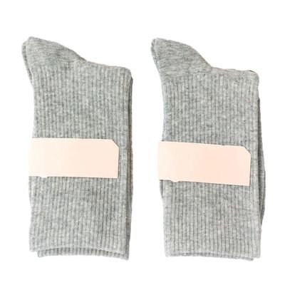 1Pairs Winter Warm Casual Cotton Socks Vintage Striped Solid Color Cute Socks
