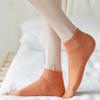 5Pairs Women Cotton Socks No Show Socks Summer Solid Color Low Cut Sock Slipper Sock Fashion Thin Ankle Socks view 3