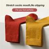 1 Pairs Womens Socks Girls Fashion Socks Handmade Seamless Winter Cotton Socks Vintage Casual Crew Boot Socks view 3