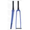 BSFHQS Full Carbon Fiber Bikes Front Forks 700C Road Bikes Rigid Forks 1-1/2" Tapered Tube Bike Hard Fork 12 * 100mm Thru Axle Disc Brake Bikes Fork XC view 1
