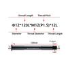 BSFHQS Full Carbon Fiber Bikes Front Forks 700C Road Bikes Rigid Forks 1-1/2" Tapered Tube Bike Hard Fork 12 * 100mm Thru Axle Disc Brake Bikes Fork XC view 3