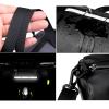 CZMYCBG Bicycle Handlebar Portable Bag Big Capacity Front Tube Cycling Bag with Shoulder Strap, Multifunctional Riding Tool Pack(Blue) view 3
