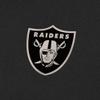 Antigua Men's Black Las Vegas Raiders Content Quarter-Zip Pullover Top view 2