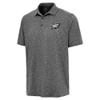 Antigua Men's Heather Black Philadelphia Eagles Par 3 Polo view 1