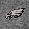 Antigua Men's Heather Black Philadelphia Eagles Par 3 Polo view 2