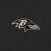 Antigua Men's Black Baltimore Ravens Content Quarter-Zip Pullover Top view 2