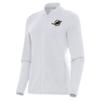 Antigua Women's White Miami Dolphins Continual Full-Zip Jacket view 1