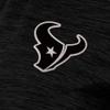 Antigua Women's Heather Black Houston Texans Layout V-Neck Polo view 2