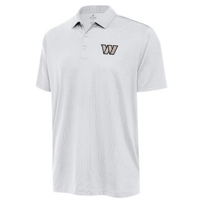 Antigua Men's White Washington Commanders-Ellipse Performance Polo