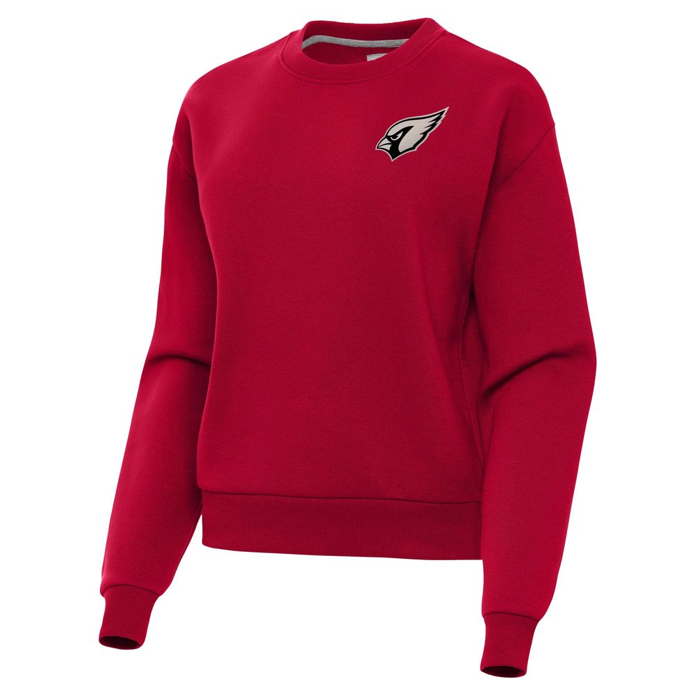 Antigua Women's Red Arizona Cardinals Victory Pullover Sweatshirt