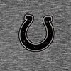 Antigua Men's Heather Black Indianapolis Colts Par 3 Polo view 2