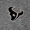 Antigua Men's Heather Black Houston Texans Par 3 Polo view 2