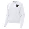 Antigua Women's White New York Giants Victory Pullover Sweatshirt view 1