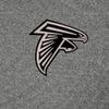 Antigua Men's Charcoal Atlanta Falcons Subtle Quarter-Zip Top view 2