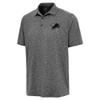 Antigua Men's Heather Black Detroit Lions Par 3 Polo view 1