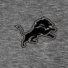 Antigua Men's Heather Black Detroit Lions Par 3 Polo view 2