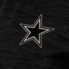 Antigua Women's Heather Black Dallas Cowboys Layout V-Neck Polo view 2