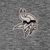 Antigua Men's Heather Black Minnesota Vikings Par 3 Polo view 2
