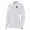 Antigua Women's White Cincinnati Bengals Continual Full-Zip Jacket view 1
