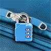 3 Code Combination Safe Locks Padlock Luggage Zipper Bag Backpack Handbag Suitcase Drawer Cabinet Lock ZS75 1Pcs(Sky Blue) view 1
