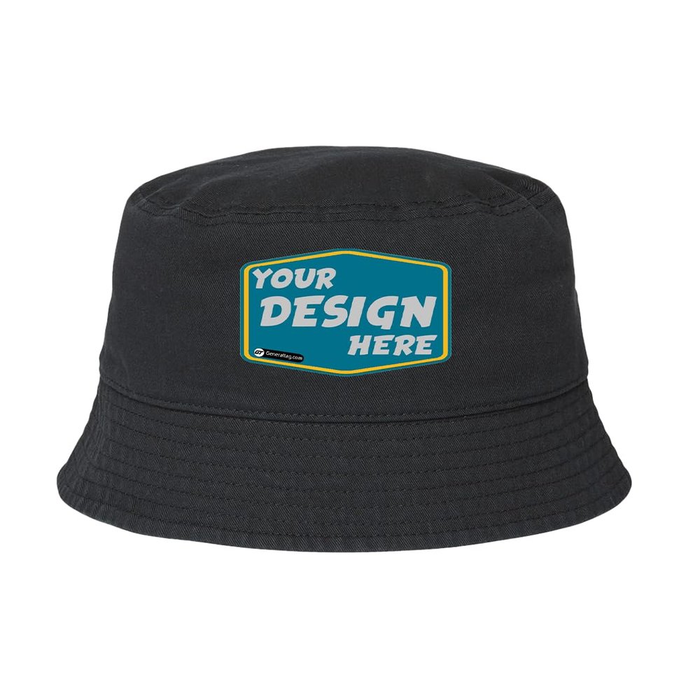 Hat Atlantis Headwear Personal Custom Unisex Comfort Bucket Hat Winter Hat Black