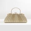Memorest Gold Evening Bag for Women, Sparkling Clutch with Chain Strap, Perfect for Weddings, Proms, and Parties, Elegant Handbag and Cosmetic Purse, Ideal Gift for Special Occasions view 2