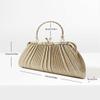 Memorest Gold Evening Bag for Women, Sparkling Clutch with Chain Strap, Perfect for Weddings, Proms, and Parties, Elegant Handbag and Cosmetic Purse, Ideal Gift for Special Occasions view 4