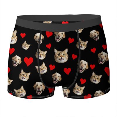 Custom Boxers Briefs For Men - Personalized Funny Boxers Design Your Own Birthday Gifts For Boyfriend Husband