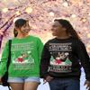 ALLNTRENDS Grandma Got Run Over by a Reindeer Funny Christmas Song Ugly Xmas Sweater Adult Sweatshirt (2XL, Red) view 2