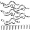 BESPORTBLE 12pcs Stainless Steel Pad Eye Straps for Kayak Lightweight Boat Fixing Rings Resistant Kayak Accessories for Secure Rope Installation view 1