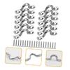 BESPORTBLE 12pcs Stainless Steel Pad Eye Straps for Kayak Lightweight Boat Fixing Rings Resistant Kayak Accessories for Secure Rope Installation view 2