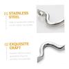 BESPORTBLE 12pcs Stainless Steel Pad Eye Straps for Kayak Lightweight Boat Fixing Rings Resistant Kayak Accessories for Secure Rope Installation view 3