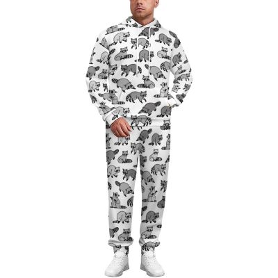Nuclear Radiation Warning Sign Mens Track Suits Casual Sets 2 Piece Outfits Sweatsuit for Women Hooded Sweatshirt and Pants 6XL