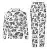 Nuclear Radiation Warning Sign Mens Track Suits Casual Sets 2 Piece Outfits Sweatsuit for Women Hooded Sweatshirt and Pants 6XL view 3