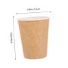 FOMIYES 50pcs Little Paper Cups Disposable Hot Water Cups Business Paper Drinking Kindergarten Water Container view 2
