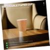 FOMIYES 50pcs Little Paper Cups Disposable Hot Water Cups Business Paper Drinking Kindergarten Water Container view 3