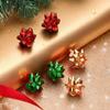 Christmas Clip on Earrings for Women Non Pierced Tree Cute Colorful Rhinestone Light Bulb Snowflake Bow Heart Dangling New Year Holiday Party Accessory Jewelry view 3