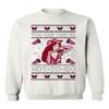 ALLNTRENDS Hot to Go Viral Song Christmas Sweater Funny Midwest Princess Pop Star Ugly Christmas Sweatshirt (S, White) view 1