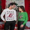 ALLNTRENDS Hot to Go Viral Song Christmas Sweater Funny Midwest Princess Pop Star Ugly Christmas Sweatshirt (S, White) view 2