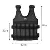 50 kg Adjustable Weight Vest for Training and Fitness Activities view 3
