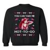 ALLNTRENDS Hot to Go Viral Song Christmas Sweater Funny Midwest Princess Pop Star Ugly Christmas Sweatshirt (S, Black) view 1