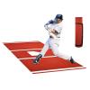 10ftX3.8ft Baseball Hitting Mat, Upgraded Anti-Slip Mats for Hitting, Batters Box Turf Mat Baseball, Heavy-Duty Batting With Home Plate and Rubber Backing for Baseball Softball Training Indoor Outdoor view 1