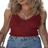 Stylish and Elegant Slim Fit Cable Knit Sweater Vest - Perfect for Casual Summer Looks | (US 8-10) M Burgundy view 1