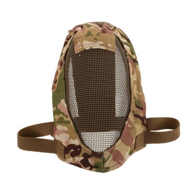 BESPORTBLE Full Face Steel Mesh Mask Fencing Protective Cover Breathable Impact Resistant for Training Police Activities Fencing Steel Mesh