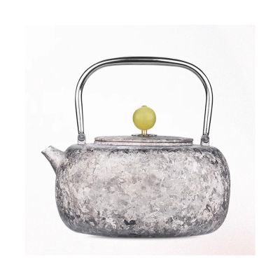 CFGH6FDF Teapot Pure Titanium Lifting Beam Pot Ice Crystal Style Boiling Water Pot Outdoor Camping and Brewing Tea Pot Portable for Home Use Teapot Infuser