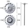 alltoo T47 Bottom Bracket Tool, 2 in 1 T47 Bottom Bracket Press Tool, Sturdy Lightweight Cycling Cup Press Tool, for Trek T47BB 12t 16t view 2